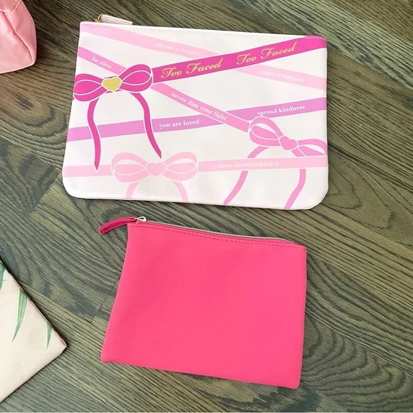 Bundle of 7 Pink Cosmetic Bags - Picture 4 of 6